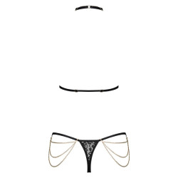 Obsessive Ensemble Panthera 2 Pièces - Noir